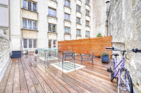 Studio cosy avec terrasse proche de Porte Maillot - 393B